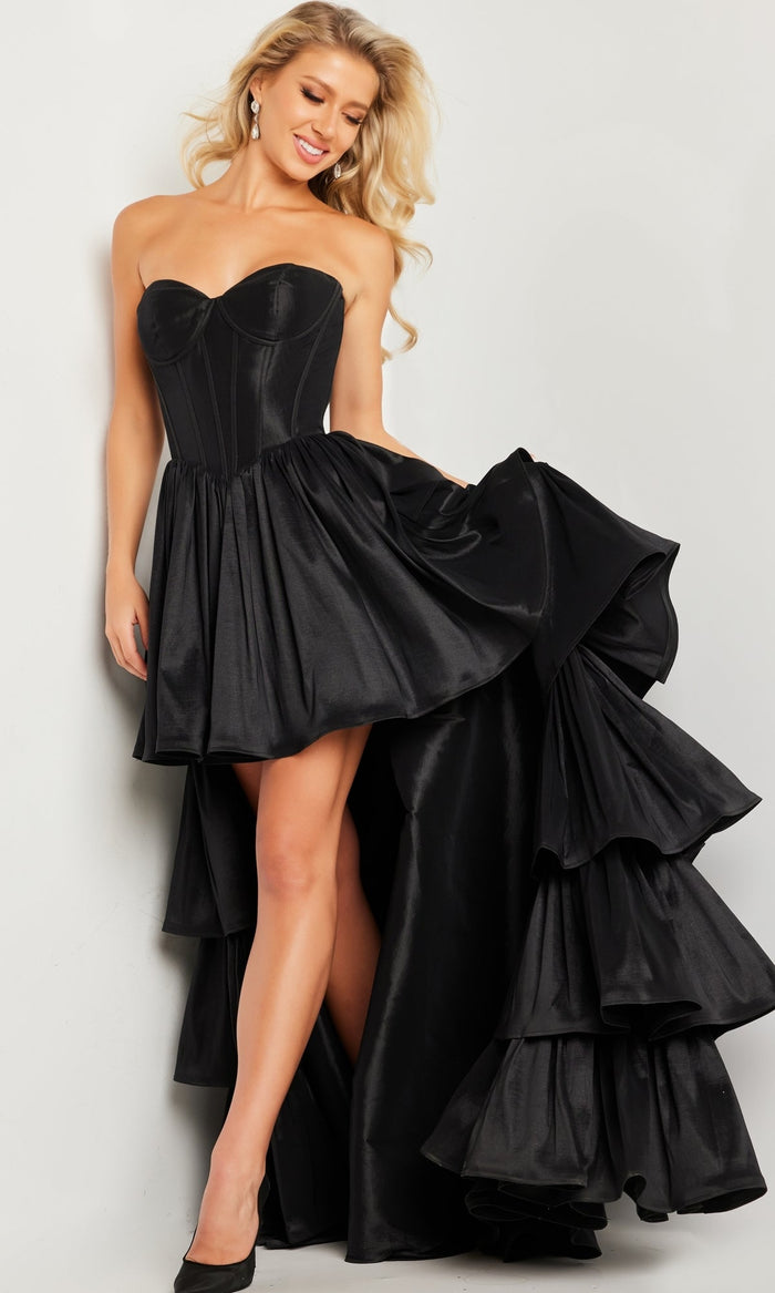 Black Formal Long Dress 26006 by Jovani