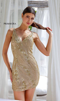 Primavera Short Party Dress 4249