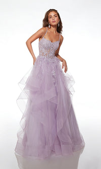 Lavender Alyce Long Formal Dress 61094