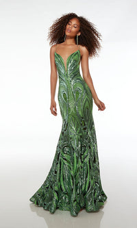 Green Alyce Long Formal Dress 61564