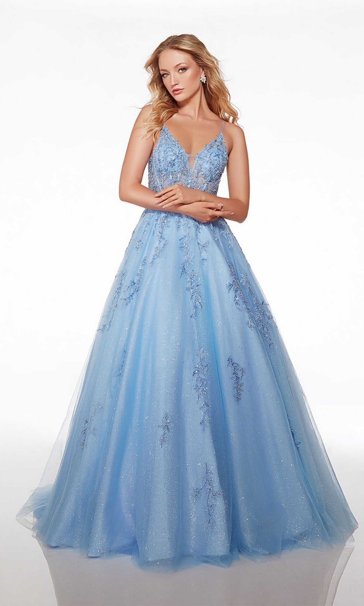 Periwinkle Alyce Long Formal Dress 61633