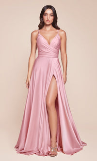 Blush Ladivine Long Formal Dress 7485-1