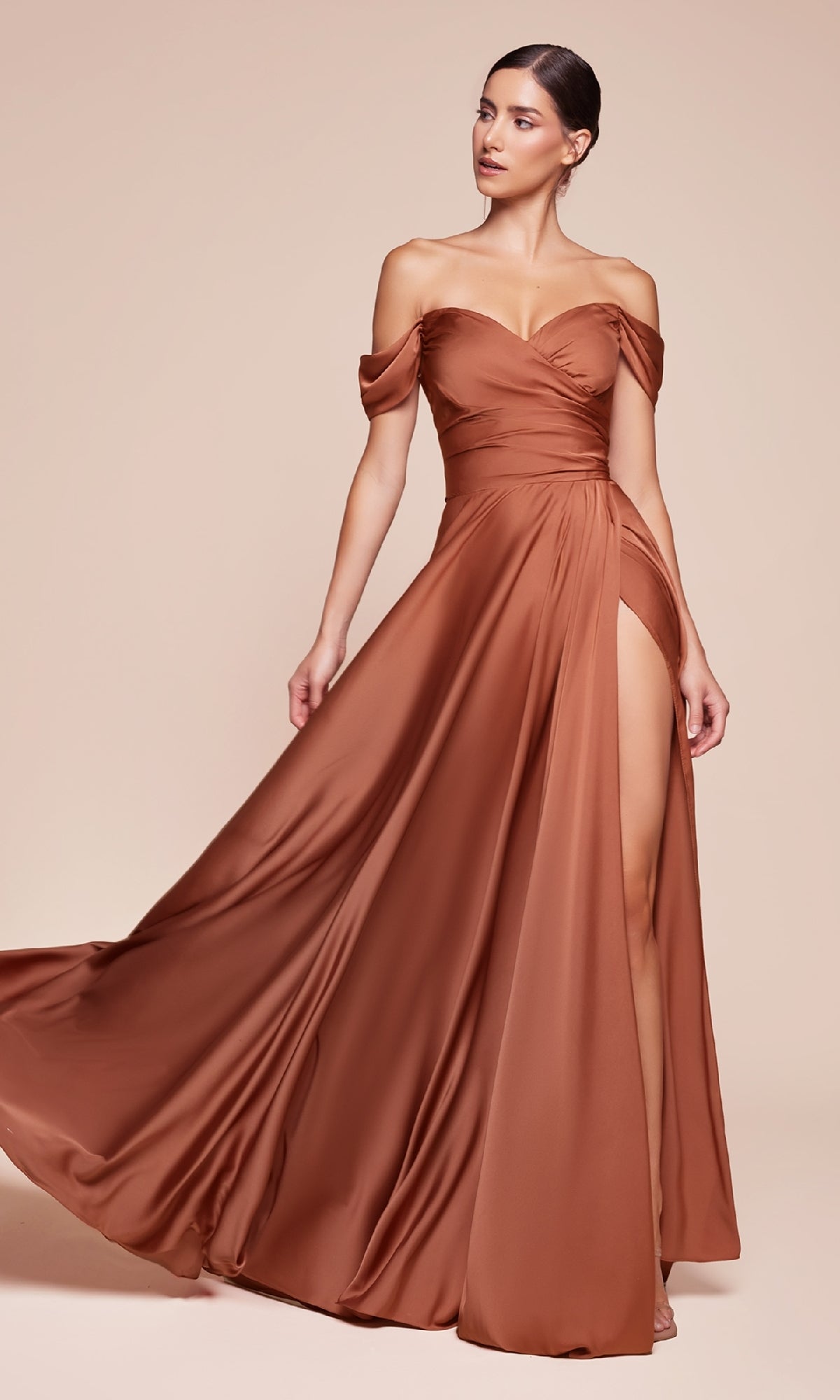 Ladivine Long Formal Dress 7493-1
