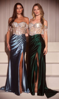 Emerald Formal Long Dress CD821 By Ladivine