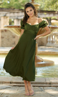 Olive Short Dress Maldives by Velvi