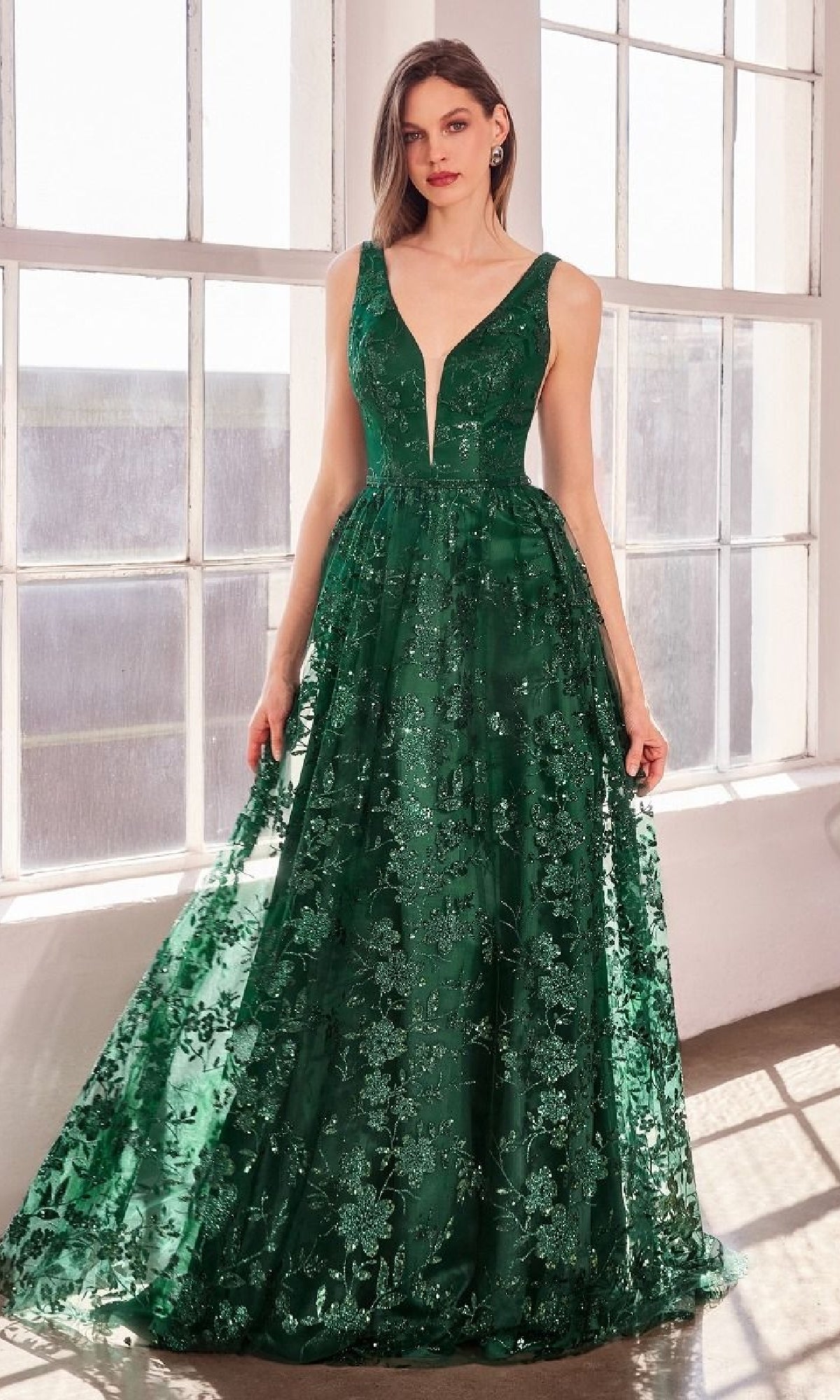 Emerald Ladivine Long Formal Dress t606