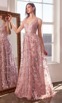 Mauve Ladivine Long Formal Dress t606