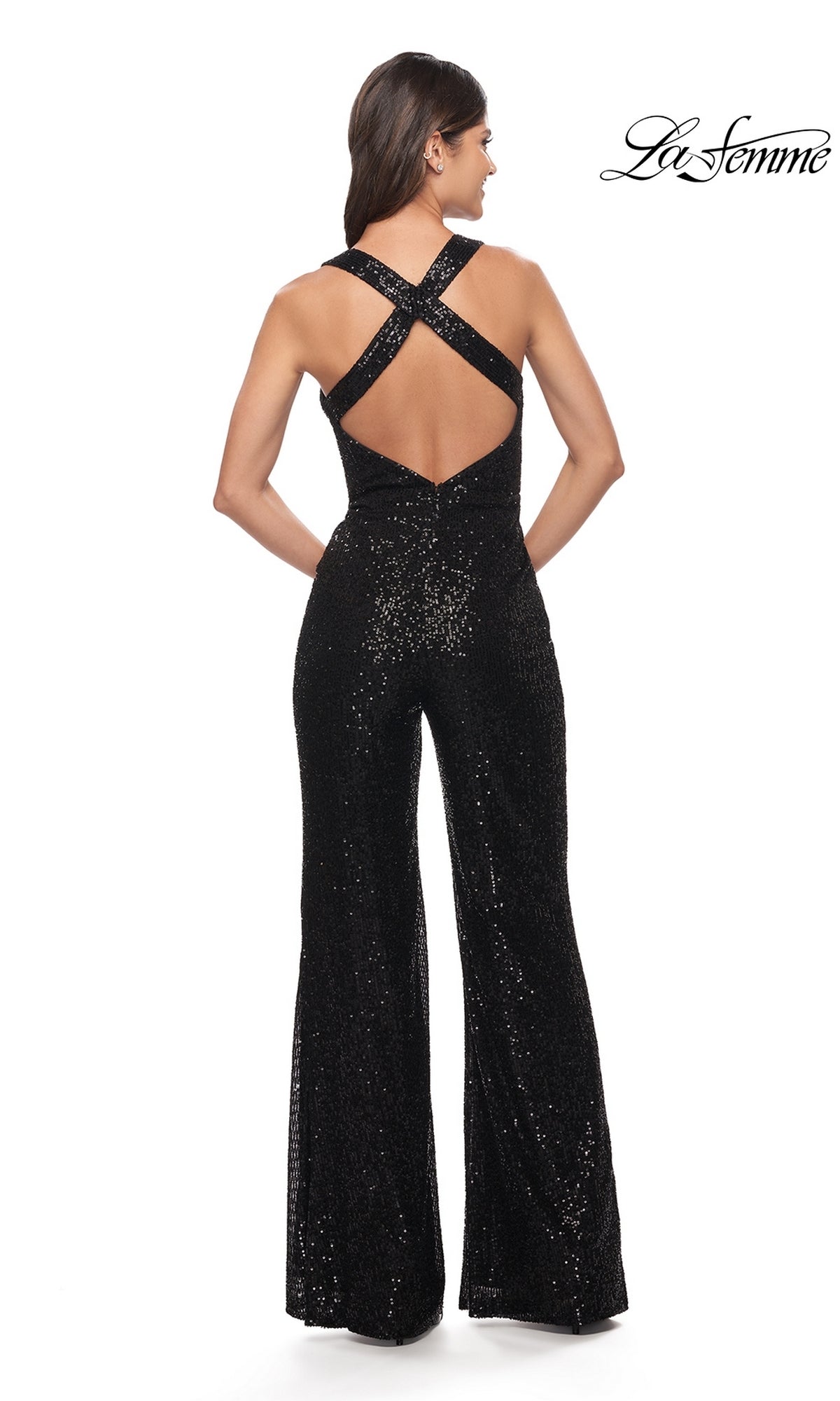 La Femme 28719 Formal Jumpsuit
