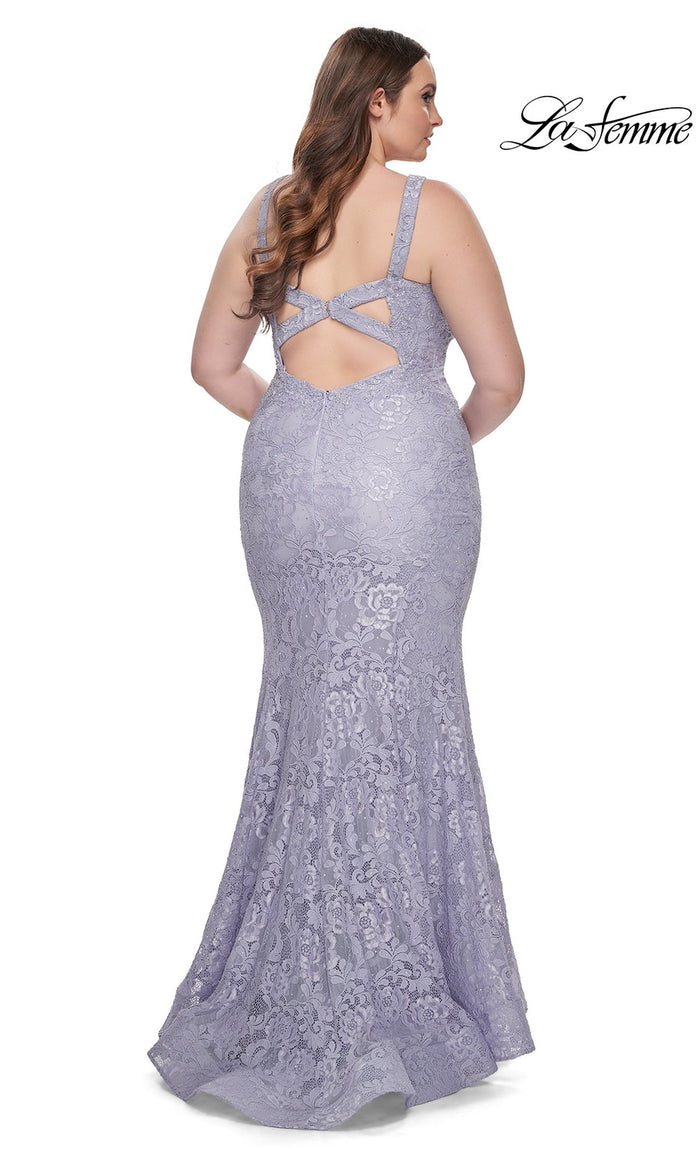  La Femme 31118 Plus-Size Formal Prom Dress