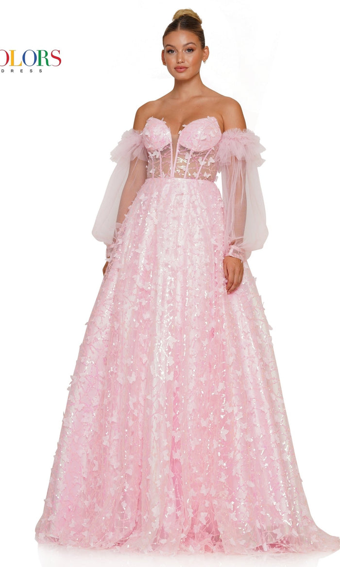 Pink Colors Dress 3226 Formal Prom Dress