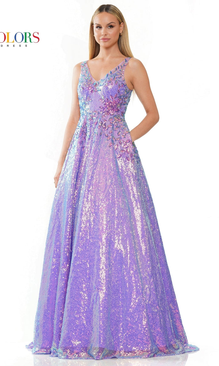 Lavender Colors Dress 3246 Formal Prom Dress