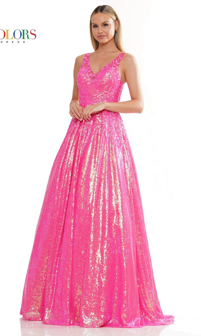 Pink Colors Dress 3246 Formal Prom Dress