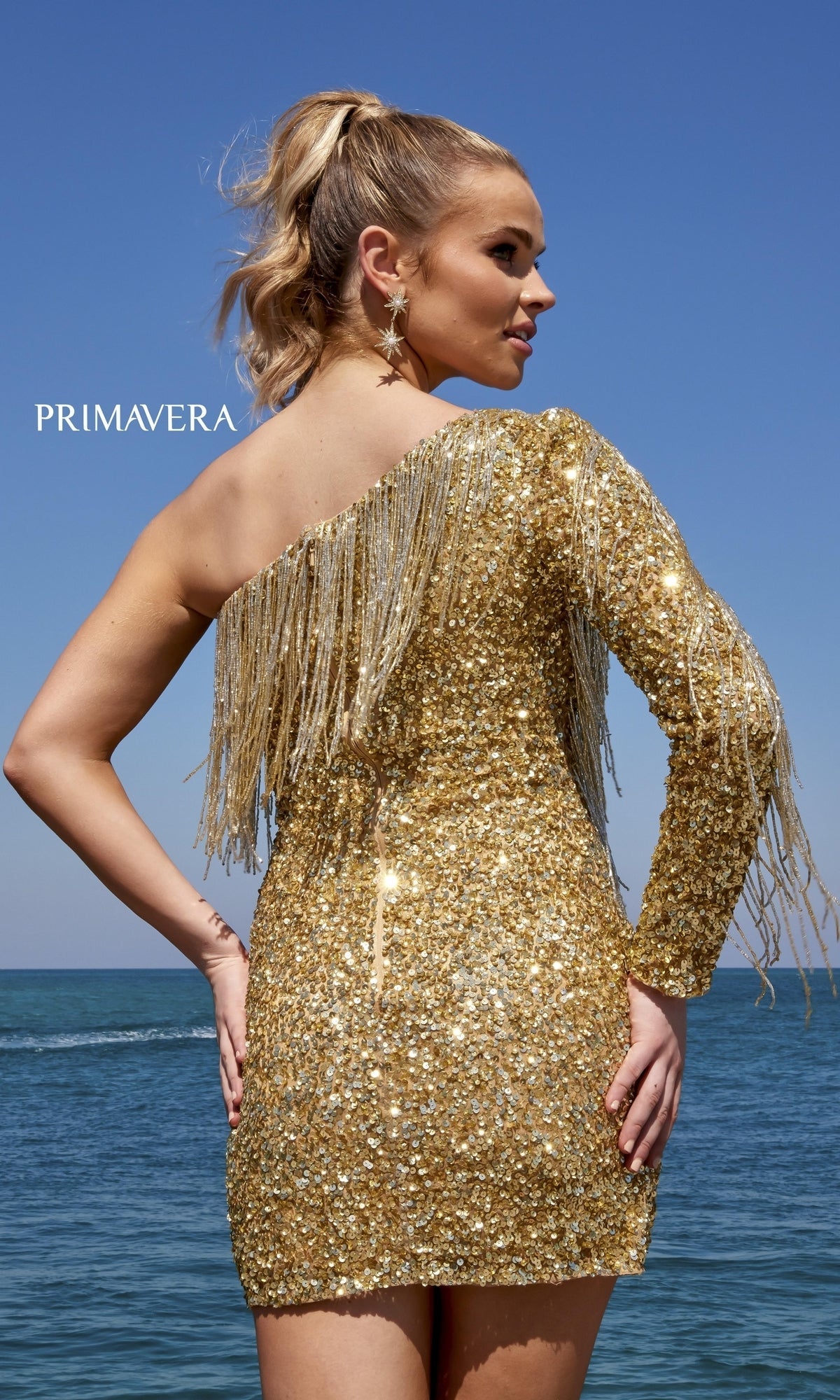  Short Homecoming Dress by Primavera 4003