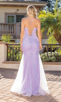  Corset-Back Embellished Long Prom Dress 4308