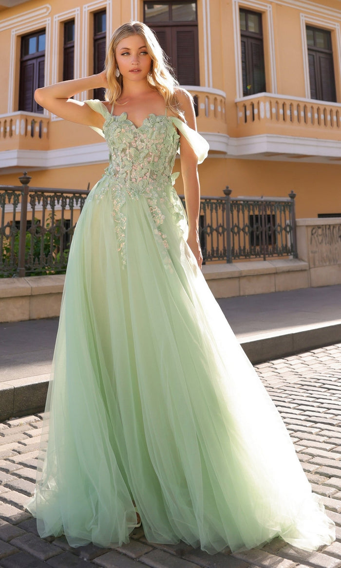 Sage Green Formal Long Dress J1324 By Nox Anabel