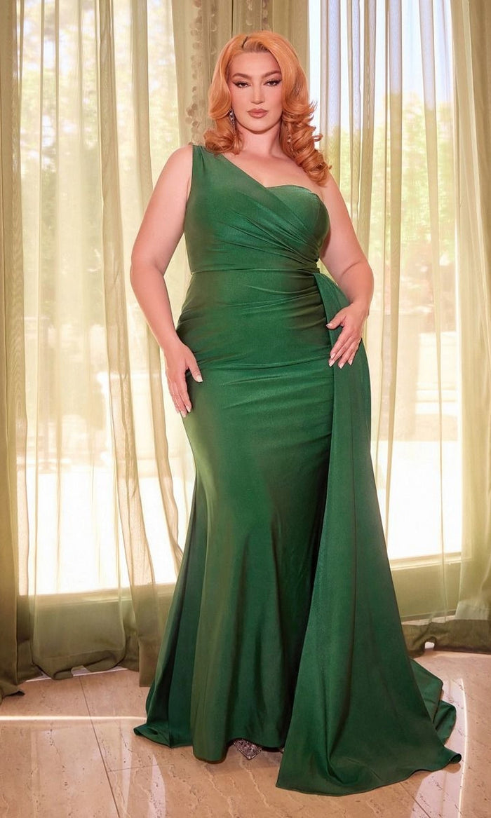 Emerald Formal Plus-Size Long Dress PT004C By Ladivine