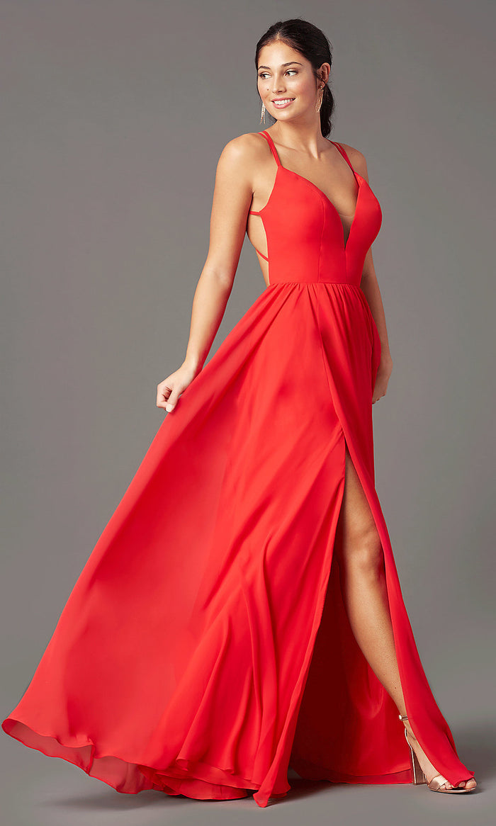 Valentine Backless Long Formal Prom Dress by PromGirl