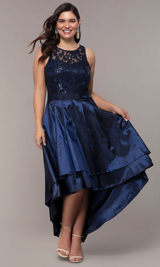 size 30 prom dresses Sherri Hill Long Satin Prom Dress 55230