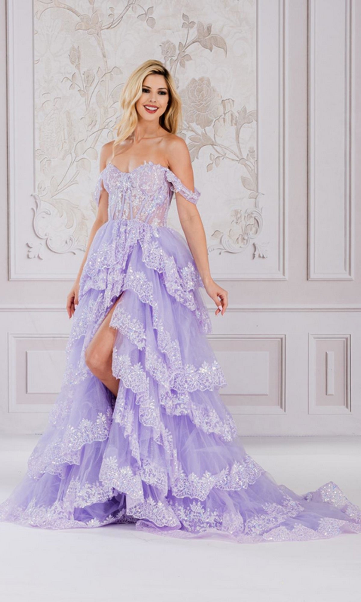 Amelia Couture Long Prom Dress TM1012