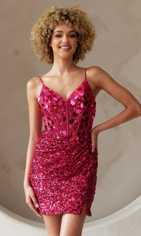  Short Homecoming Dress 5057S by Amelia Couture