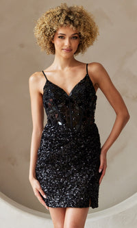 Short Homecoming Dress 5057S by Amelia Couture
