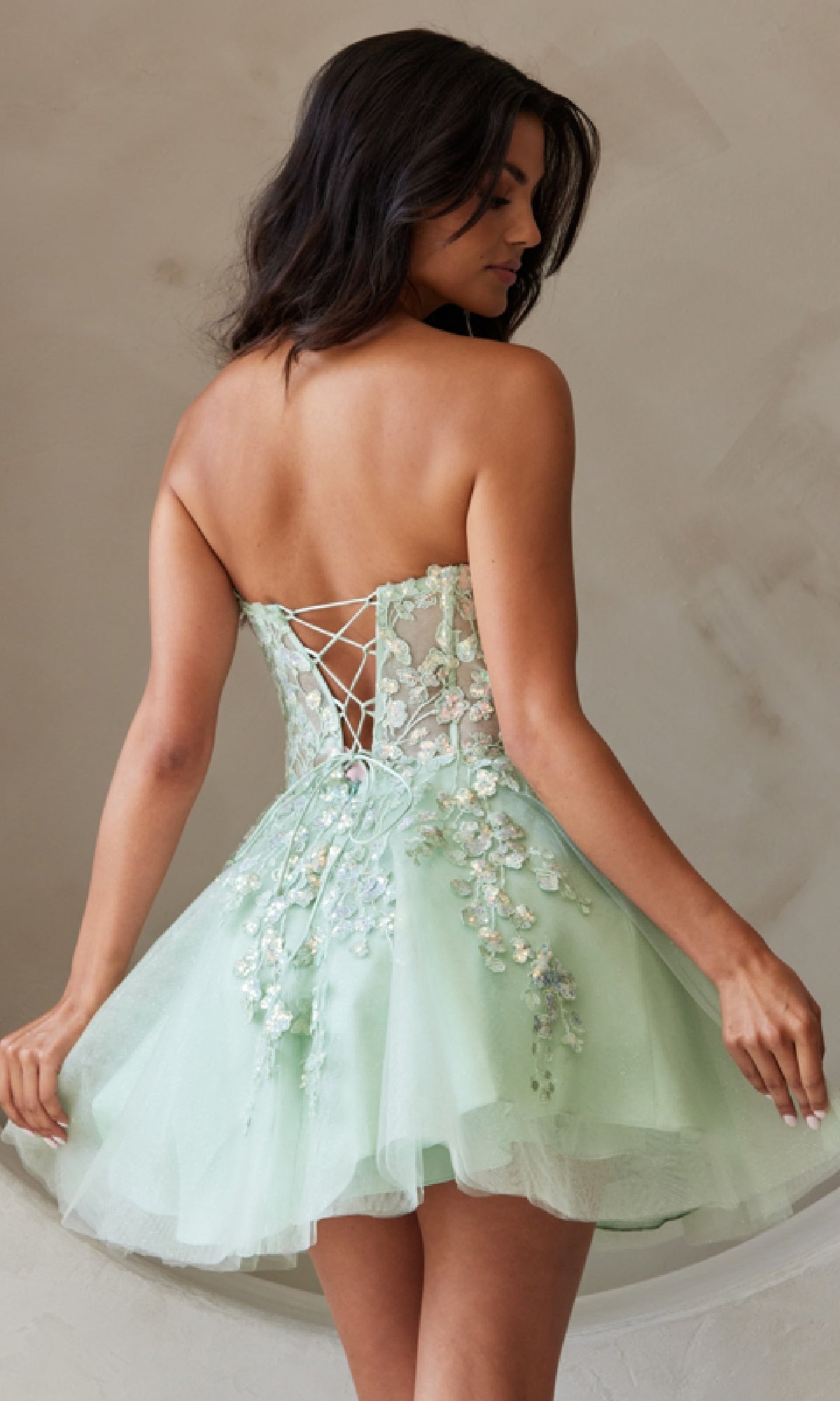  Short Homecoming Dress BZ9024S by Amelia Couture