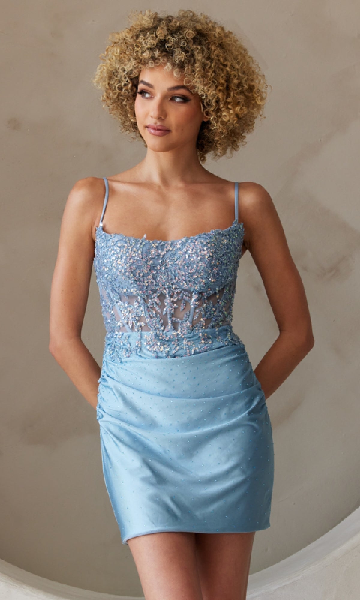  Short Homecoming Dress TM1025S by Amelia Couture