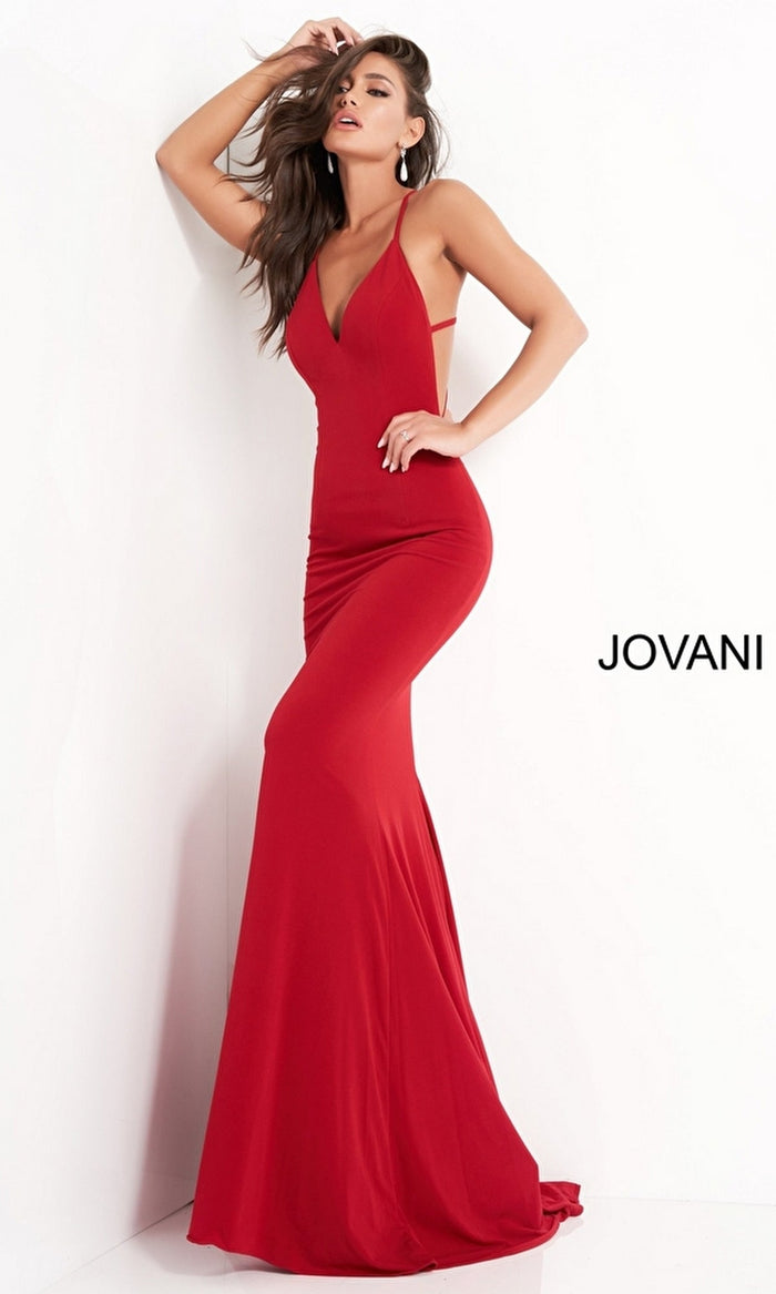 Red Formal Long Dress 00512 by Jovani