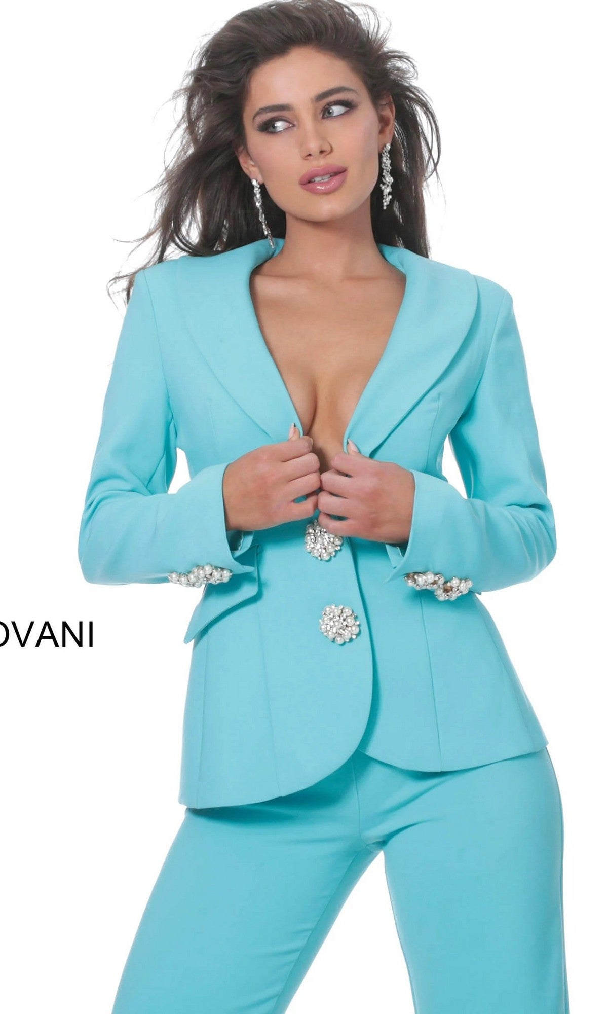 Jovani Long Formal Jumpsuit 02637