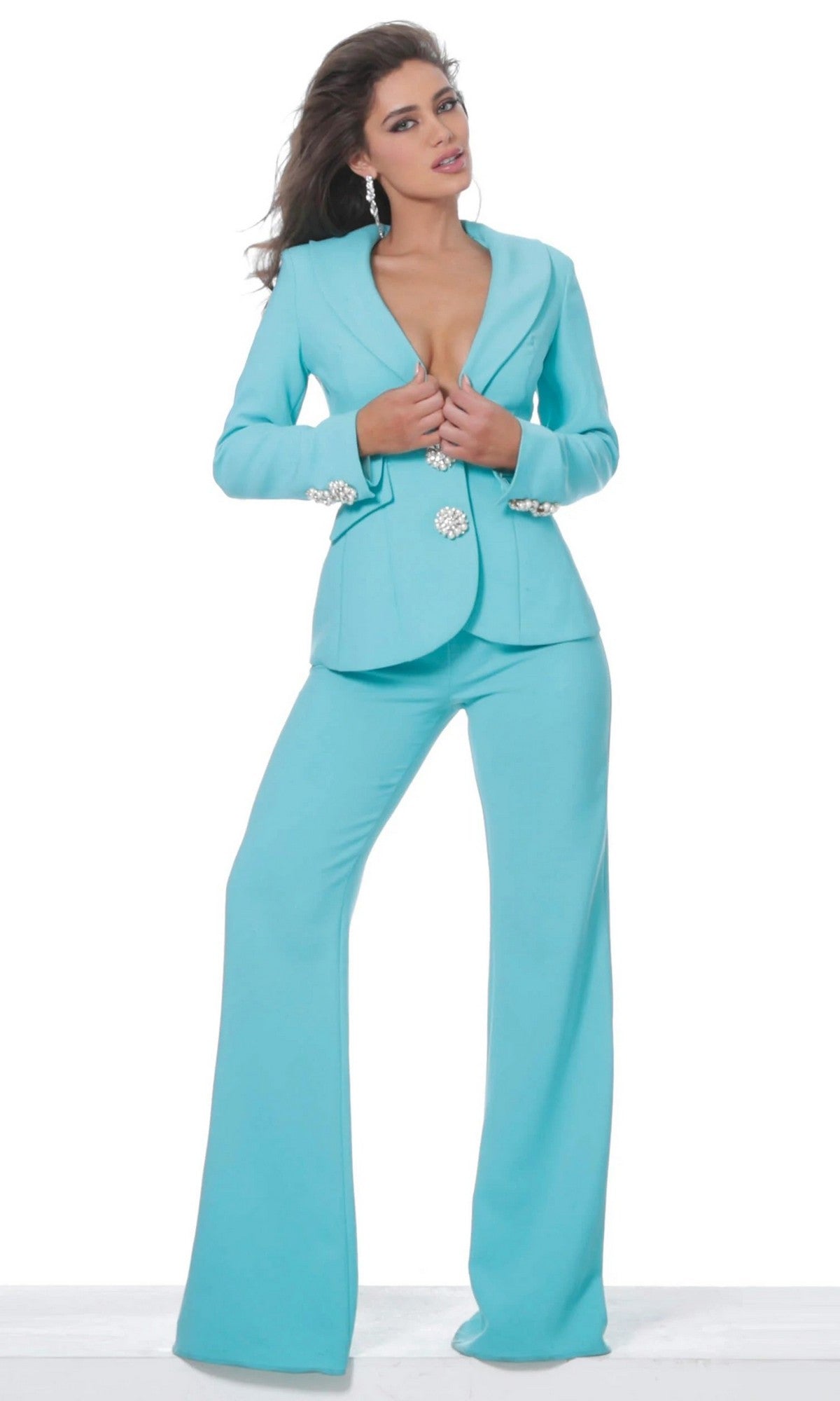 Jovani Long Formal Jumpsuit 02637