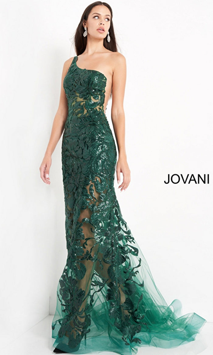 Forest Formal Long Dress 02895 by Jovani