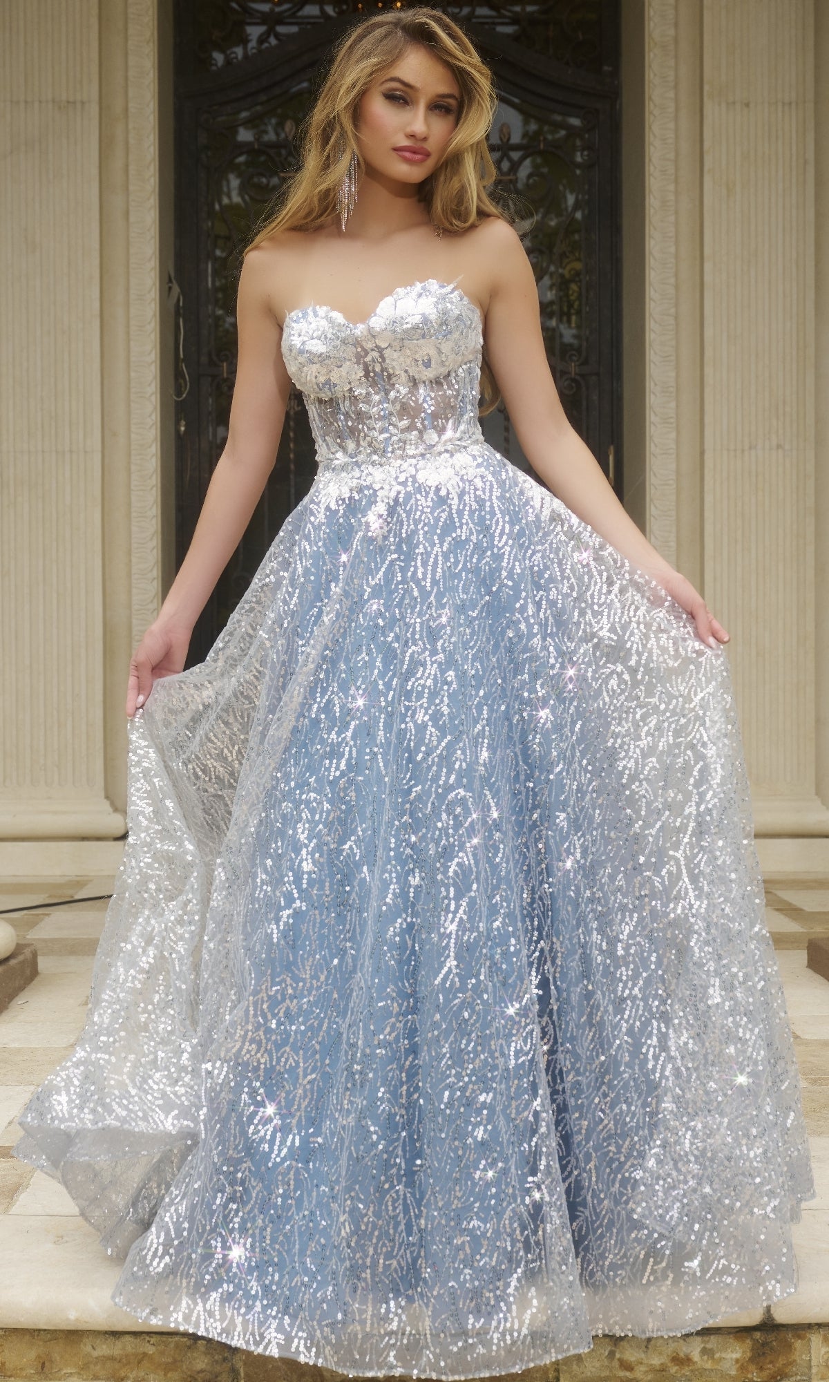 Jovani 08417 Prom Dress - Ivory | NewYorkDress Jovani 08417 Prom Dress - Ivory | NewYorkDress