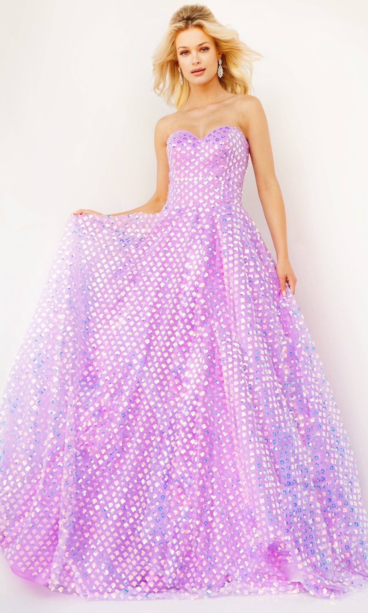 Lilac Formal Long Dress 08605 by Jovani