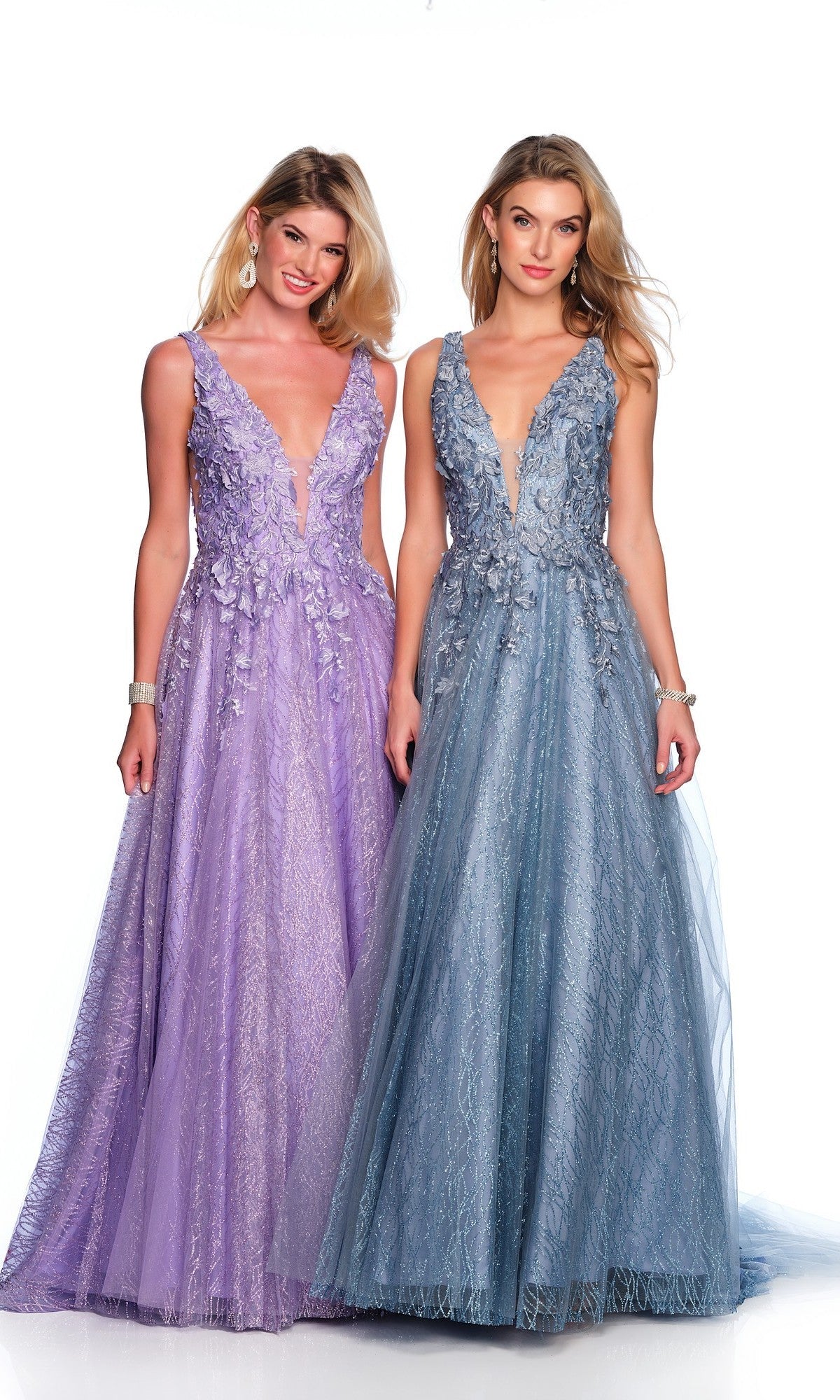 Lilac Dave & Johnny Long Prom Dress A10288