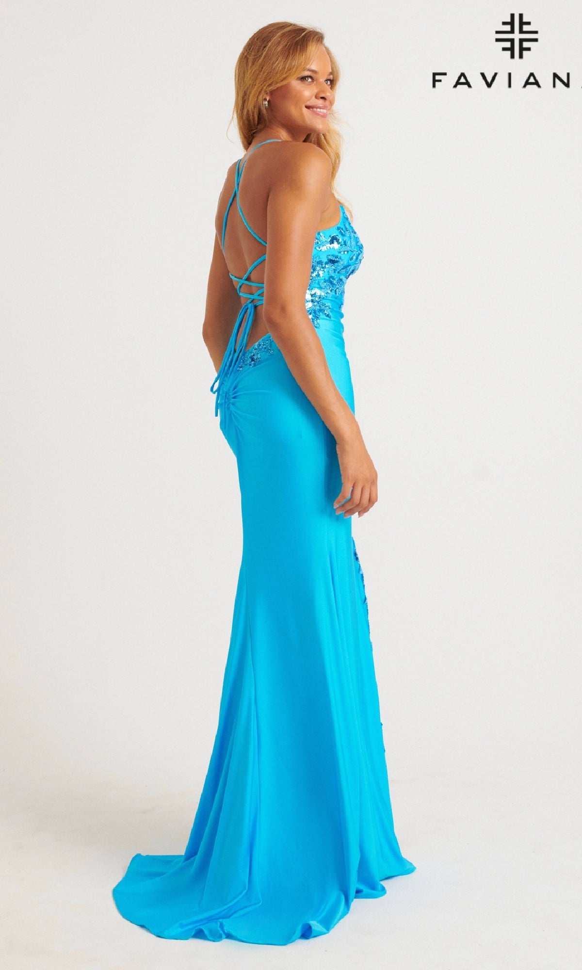 Faviana Asymmetrical Prom Dress 11017 Dark Emerald / 0 Faviana Asymmetrical Prom Dress 11017 Dark Emerald / 0