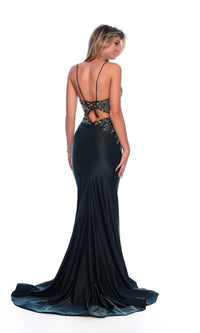 Dave & Johnny Long Formal Dress 11551