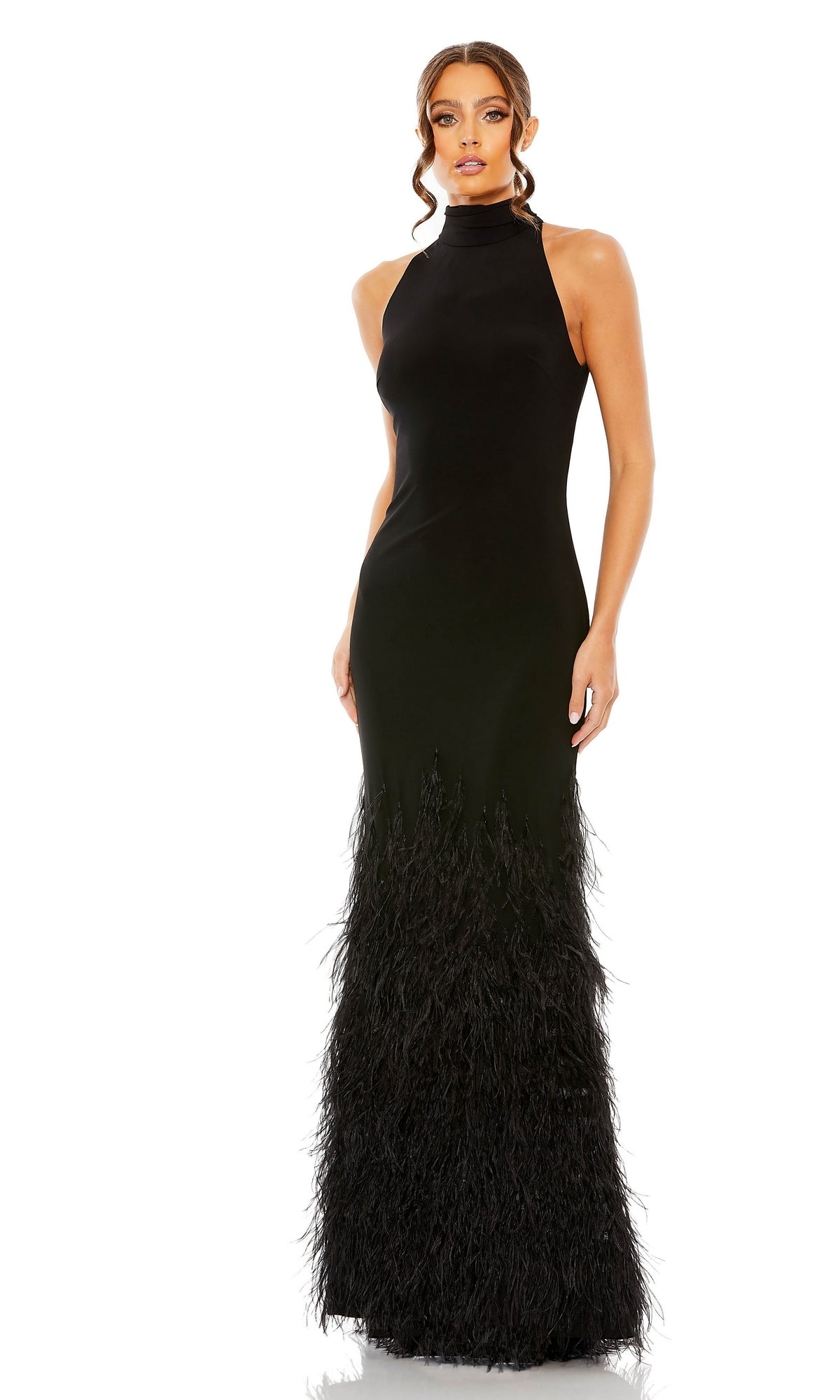Mac Duggal Long Formal Dress 11627 Black / 0 Mac Duggal Long Formal Dress 11627 Black / 0