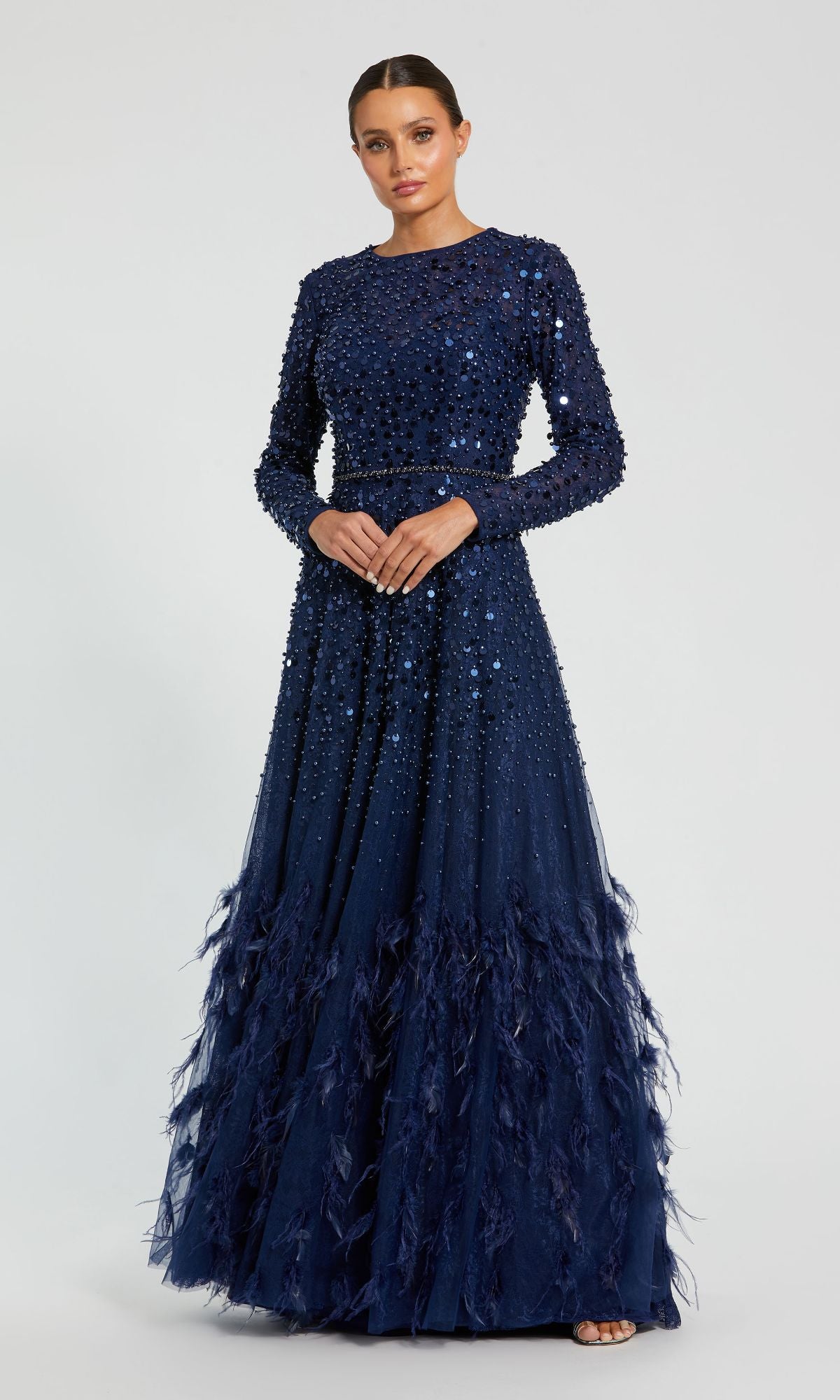 Midnight Mac Duggal Long Formal Dress 11782