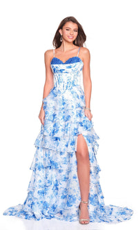 Blue Print Dave & Johnny Long Prom Dress 12720