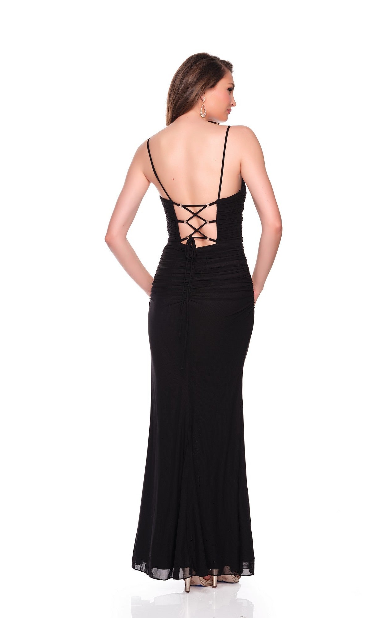 Dave & Johnny Long Prom Dress 12849