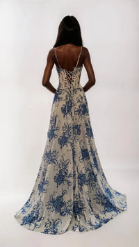 Dave & Johnny Long Prom Dress 12960
