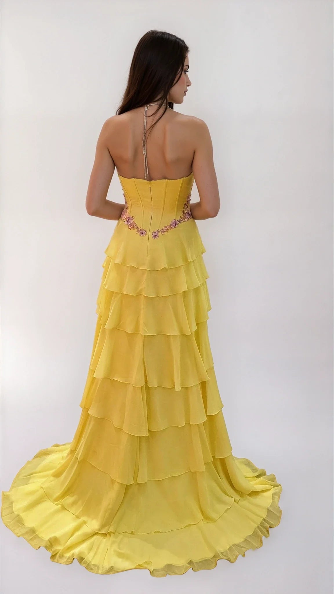 Dave & Johnny Long Prom Dress 12966