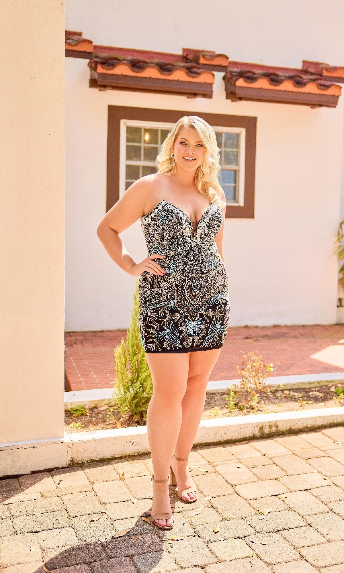 Primavera Short Party Dress 14097