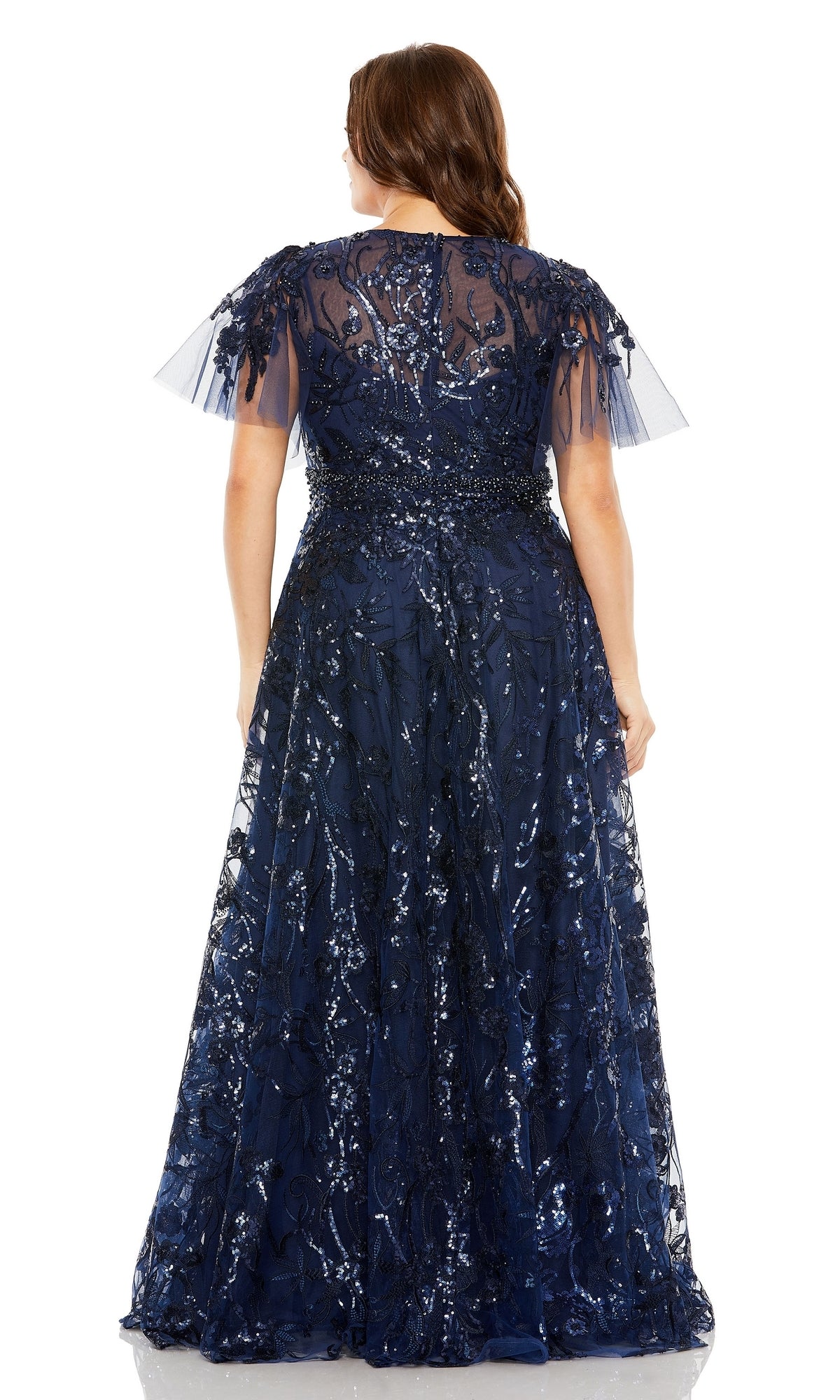 Mac Duggal Long Plus-Size Formal Dress 20469