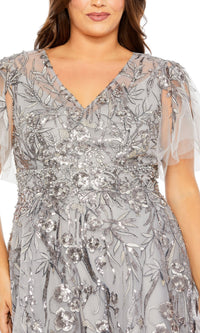 Mac Duggal Long Plus-Size Formal Dress 20469