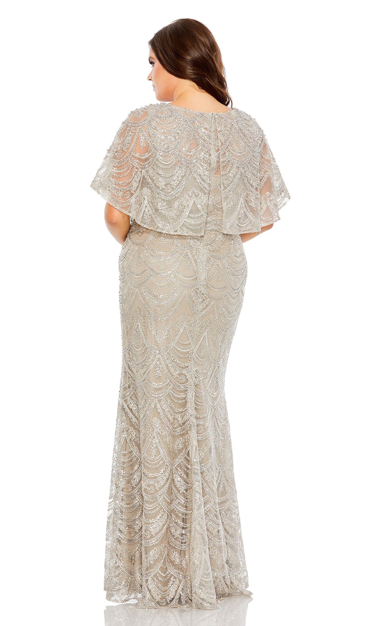 Mac Duggal Long Plus-Size Formal Dress 20470