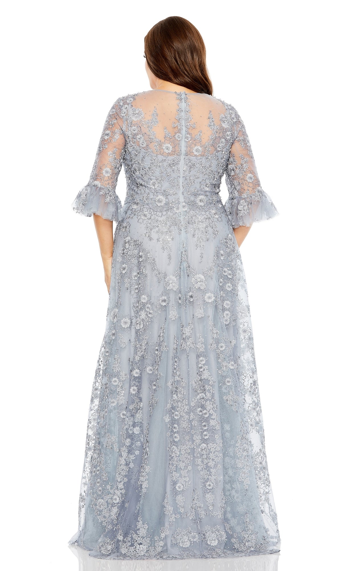 Mac Duggal Long Plus-Size Formal Dress 20471
