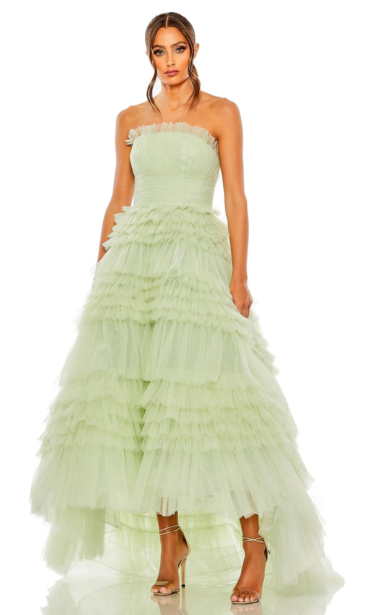 Sage Mac Duggal Long Formal Dress 20573