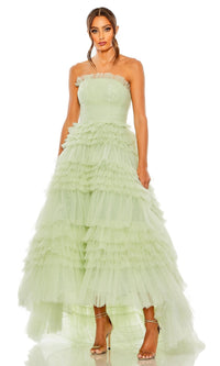 Sage Mac Duggal Long Formal Dress 20573