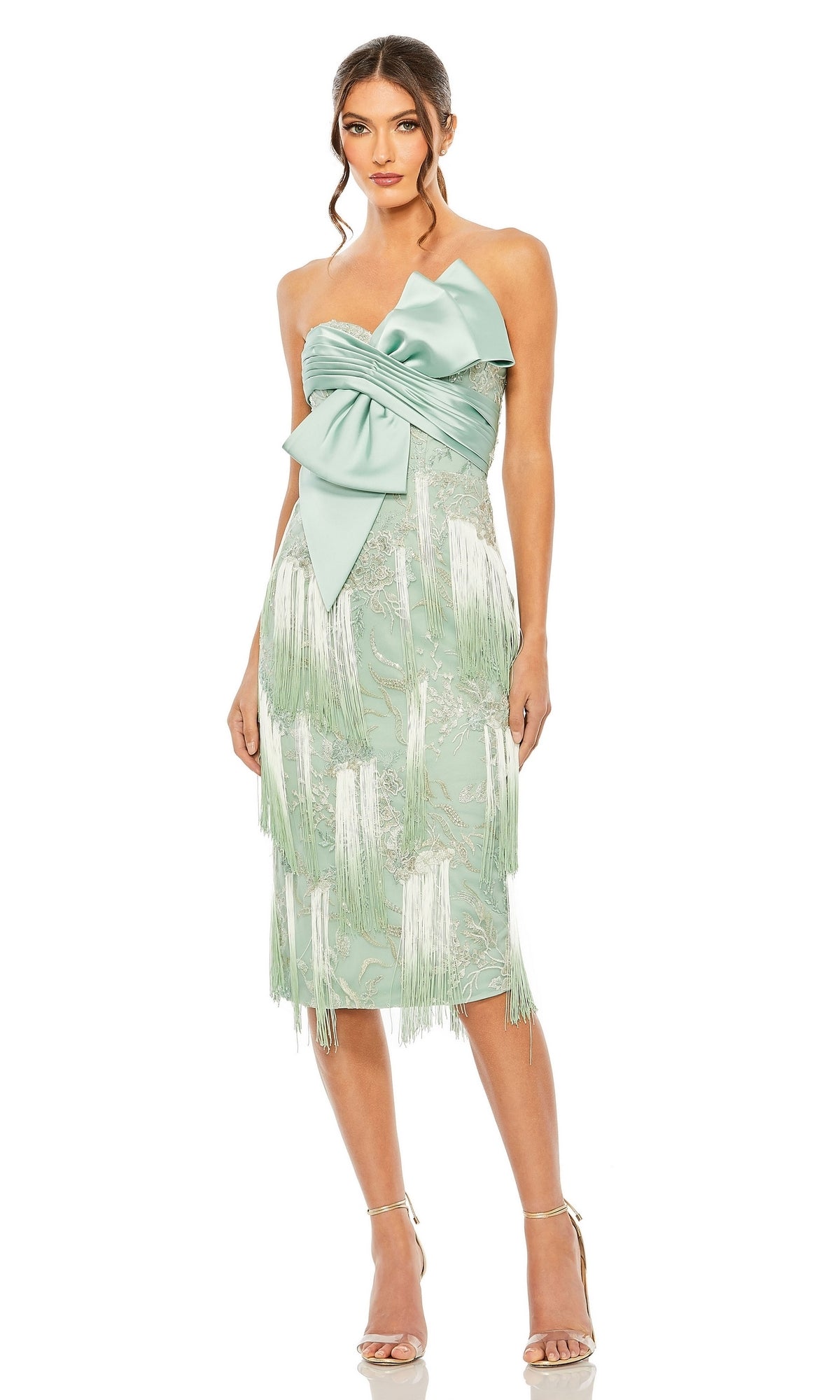 Sage Mac Duggal Short Party Dress 20593